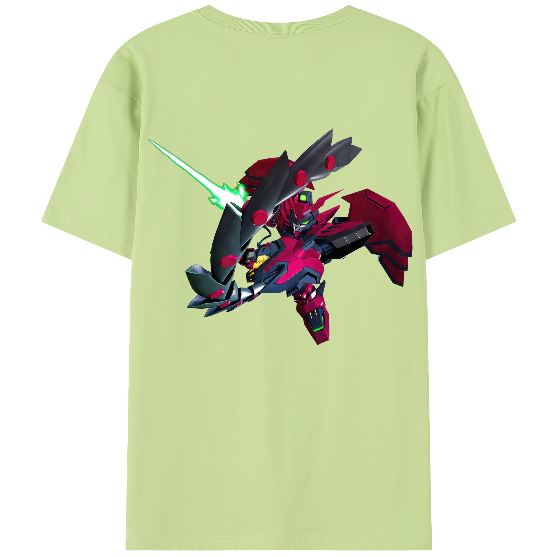 （画像用） 機動戦士ガンダム Mobile Suit Gundam 綿100％半袖Tシャツ（背面プリント）